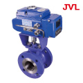 forged flanged pneumatic v type ball valve